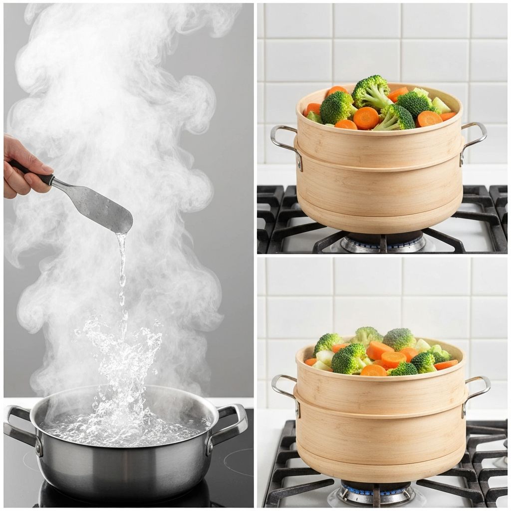 Boiling and steaming methods